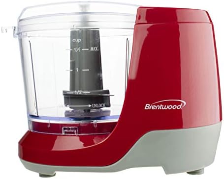 Brentwood MC-109R 1.5 Cup Mini Food Chopper, Red by BrentwoodAppliances
