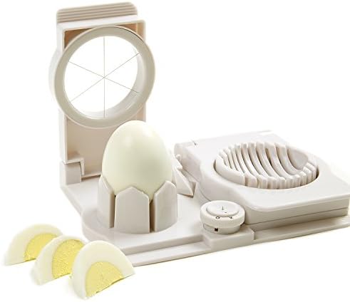 Norpro 4-in-1 Egg Slicer, Wedger, Piercer and Garnish Tool