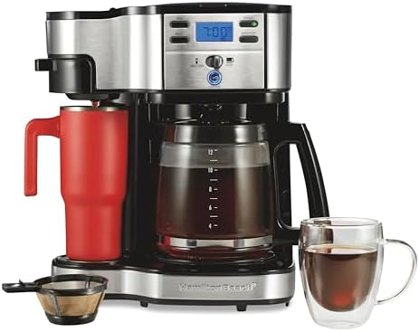 2-Way Programmable Coffee Maker & Single Serve Coffee Maker