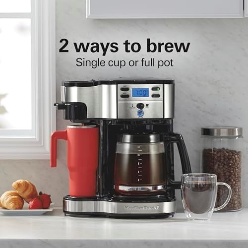 2-Way Programmable Coffee Maker & Single Serve Coffee Maker