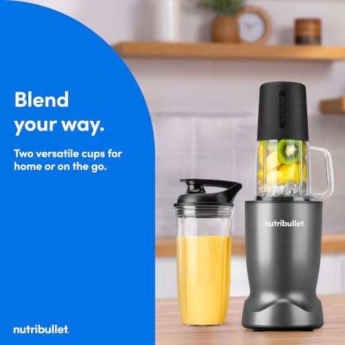 nutribullet® Turbo Tumbler Edition, Personal Blender, Gunmetal, NB30400 - Image 2