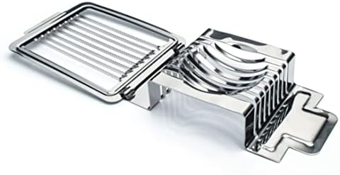 Egg Slicer Heavy Duty Egg Cutter Multi-Function Splitter Slicer Stainless Steel Wire Mushroom Tomato Cutting Silver. - Image 3