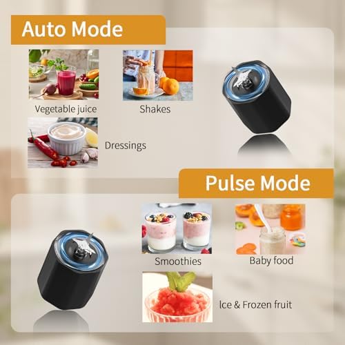Portable Blender, Personal Blenders with Pulse Mode, Smoothie & Shake Maker - Image 3