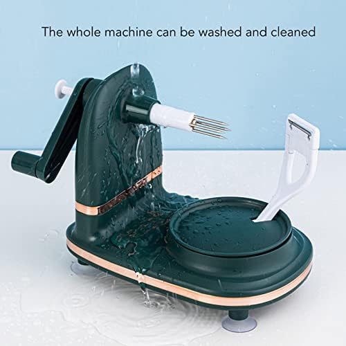 Apple Peeler Slicer Corer, Multi-Function Fruit Peeler with Stainless Steel Blades, Vegetable Peeler for Apples, Potatoes, Pears, Easy to Use Kitchen Tool