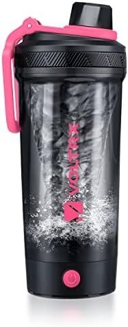 Shaker Bottle, Gallium USB C Rechargeable Electric Protein Shake Mixer, Shaker Cups for Protein Shakes and Meal Replacement Shakes, BPA Free, Made with Tritan, 24oz