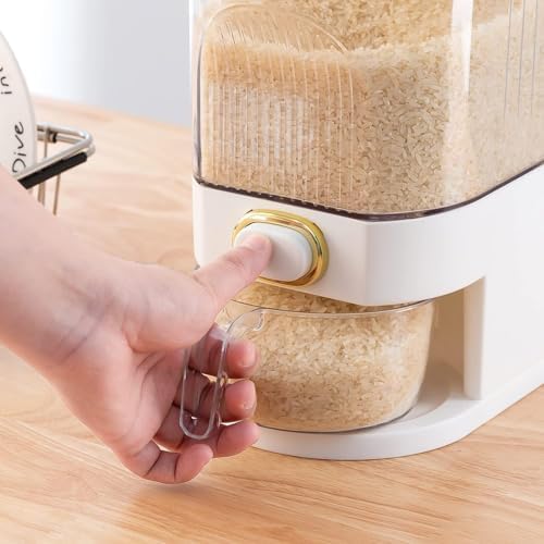 11 Lbs Rice Dispenser, Clear