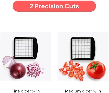 Pro Original Vegetable Chopper, 2-in-1 Onion Dicer & Kitchen Gift