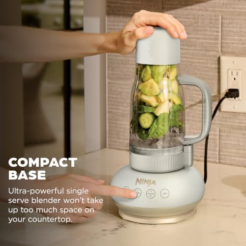 Ninja BlendBOSS Personal Blender, Amazon Exclusive Bone & Champagne - Image 6