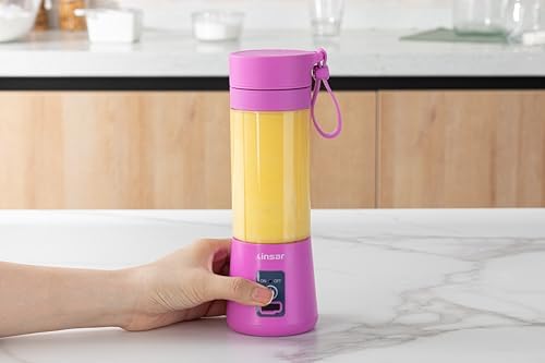 Purple Portable Blender for Shakes and Smoothies with Durable Stainless Steel Blades for Powerful Blending Performance, USB Rechargeable for Office, Gym, Kitchen and travel - Image 3