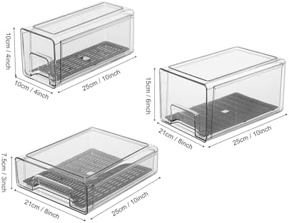 Refrigerator Organizers and Storage Drawers (Complete Set)