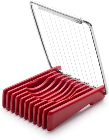 HIC Kitchen Double-Sided Egg Slicer, 18/8 Stainless Steel Wires by HIC