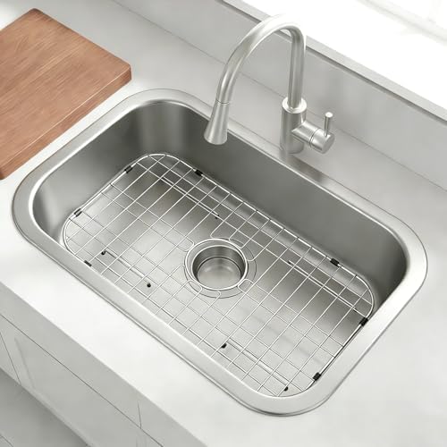 Foldable Sink Protector Grid, 26-1/16"×14-1/16" Sink Bottom Rack