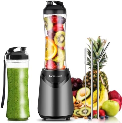 Personal Size Blender for Shakes and Smoothies, 2 Cups, Gray