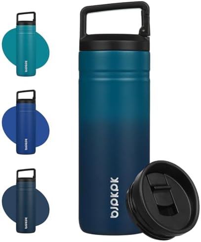 BJPKPK 20 oz Insulated Travel Water Bottle, Coffee Tumbler Stainless Steel by BJPKPK