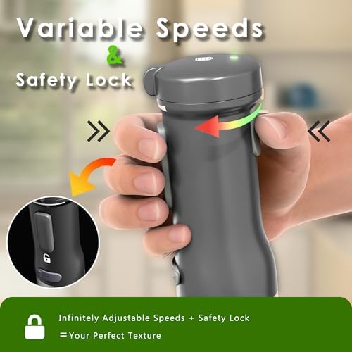 5-in-1 Cordless Immersion Blender with Rechargeable Handheld Battery - Image 2