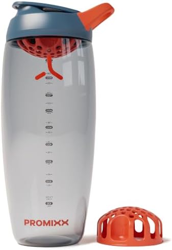 PROMIXX Pursuit Protein Shaker Bottle 32oz, Ecozen, Midnight Blue by PROMIXX