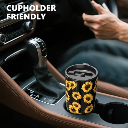 TILUCK 20 oz Insulated Coffee Tumbler with BPA-Free Lid - Image 4