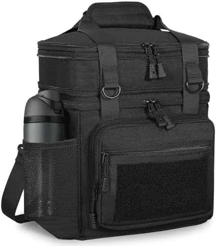 Tactical Lunch Box Men Expandable Insulated Leakproof Cooler Bag