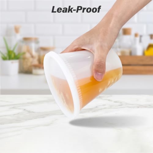 60 Set Deli Containers with Lids, 32/16/8 oz X 20 Set Each
