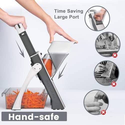 SupMaKin Safe Mandoline Slicer Pro for Kitchen Adjustable Vegetable Slicer - Image 2