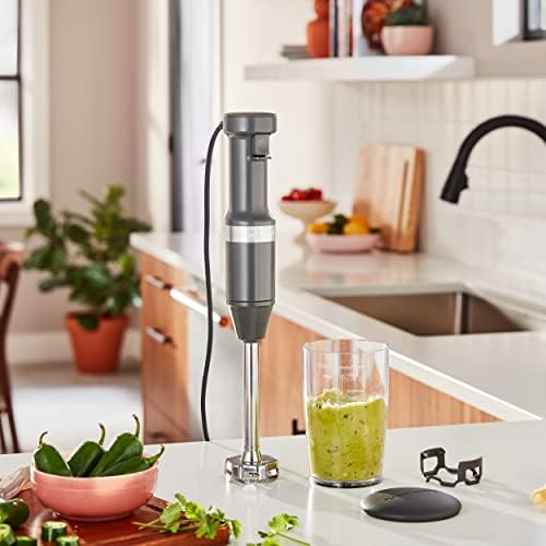 KitchenAid Variable Speed Corded Hand Blender, KHBV53, Charcoal Grey - Image 4