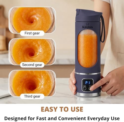 Portable Blender for Smoothies & Juice, USB-C Rechargeable, 450ml - Image 6