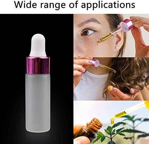 Kesell 50 Pack 5ml Glass Dropper Bottles for Essential Oils - Image 5