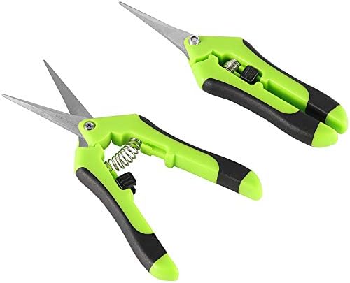 8 Pack 6.5 Inch Pruning Gardening Shears, Anti Slip Manual Trimming Pruning Scissors with Stainless Steel Straight Blades, Multifunctional Pruners for Garden Flower Herb