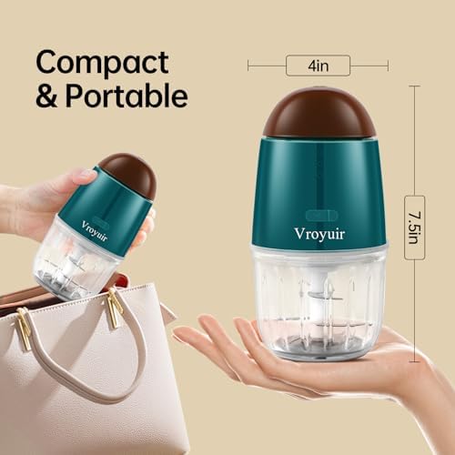 Mini Food Processor, Cordless Small Food Chopper & Blender, Dishwasher Safe - Image 5