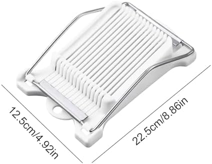 Spam Cutter Luncheon Meat Slicer,Egg Slicer Cutter for Hard Boiled Eggs,10/14 Slices Stainless Steel Wires (white, 14 Slices Wires) - Image 2