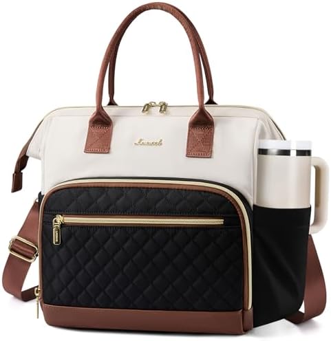 Lunch Bag Women, Insulated Lunch Box for Women with Cup Holder