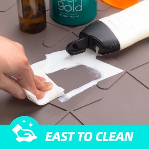 Waterproof Under Sink Mat Silicone 28" x 22" Kitchen Cabinet liner