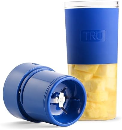 TRU Hydration Blender, USB Rechargeable Personal Blender, Cobalt Blue - Image 2