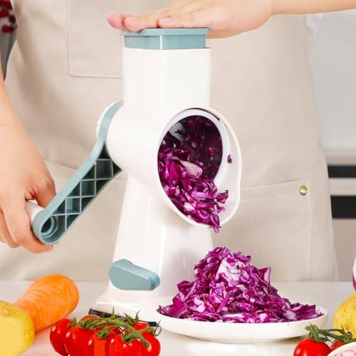 Cheese Grater Rotary Cheese Grater,Versatile Cheese Shredder