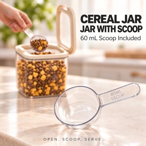 5 Lbs Flour Container with Lid & Scooper,BPA Free,Airtight