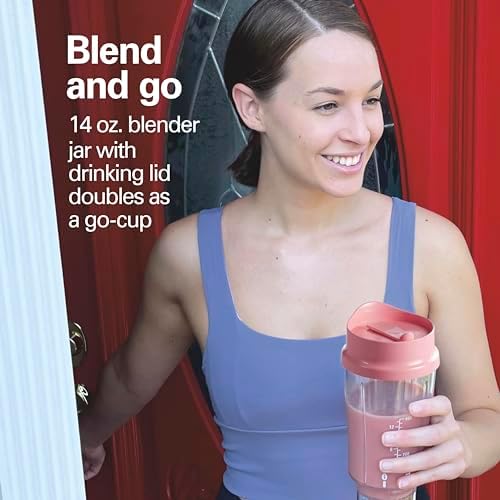Portable Blender for Smoothies With 14 oz. Travel Jar