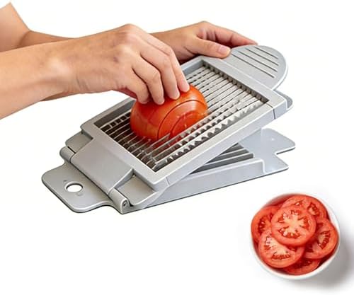 Stainless steel Tomato Slicer Tool Vegetable Slicer for Kitchen 15 Blades