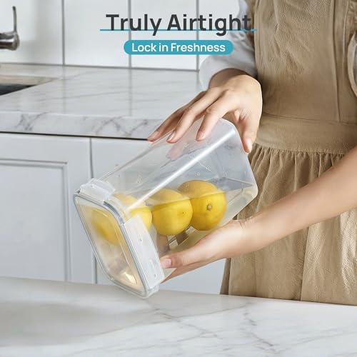 Airtight Food Storage Containers with Lids, 24 pcs, Gray