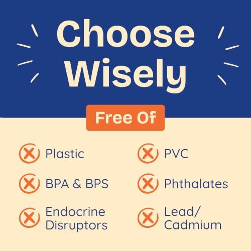Non-Toxic Glass Food Containers with Lids, 4-Pack, 35 oz, Airtight, Beige