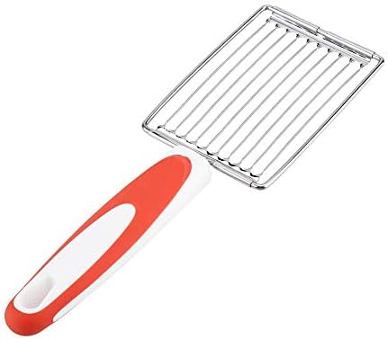 ASHATA Lunch Meat Slicer, Stainless Cutter with Handle for Cheese Potato Egg Ham Fruit Tomato, Quality Stainless Steel 10 Wires for 11, Stainless Steel Fruit Vegetable Slicer - Image 7