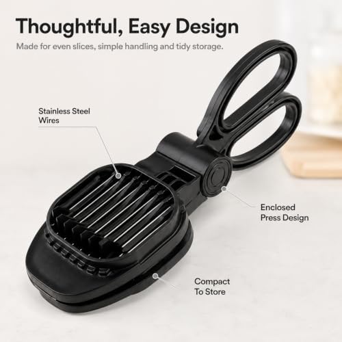 Multi-Purpose Fruit & Egg Slicer with Sharp Stainless Steel Blades - Image 5