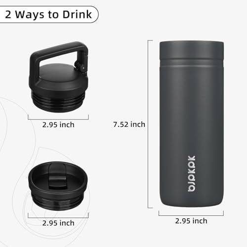 BJPKPK 20 oz Insulated Travel Water Bottle, Coffee Tumbler Stainless Steel - Image 4