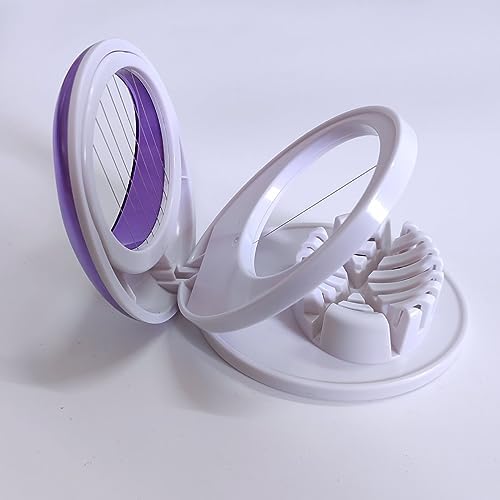 Egg Slicer for Hard Boiled Eggs,Easy to Cut Egg into Slices, Wedge and Dices, Sturdy ABS Body with Stainless Steel Wires,Non-slip Feet,Dishwasher Safe, BPA Free (Green) - Image 6