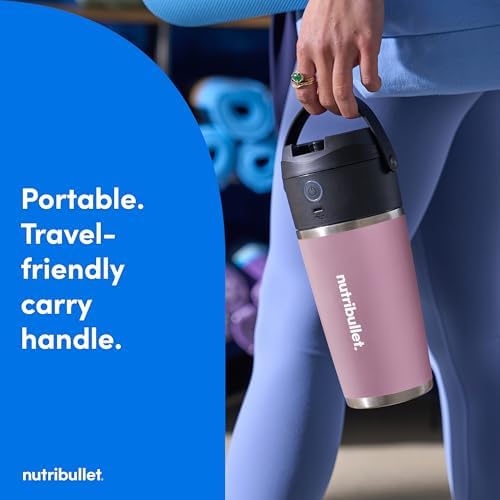 nutribullet Flip Portable Blender with Insulated Cup, Lavender, NBPB50350LAV - Image 6