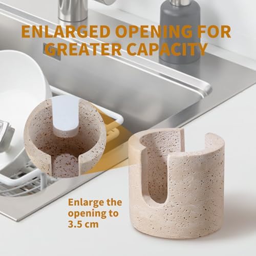 Natural Marble Sponge Holder for Kitchen Sink