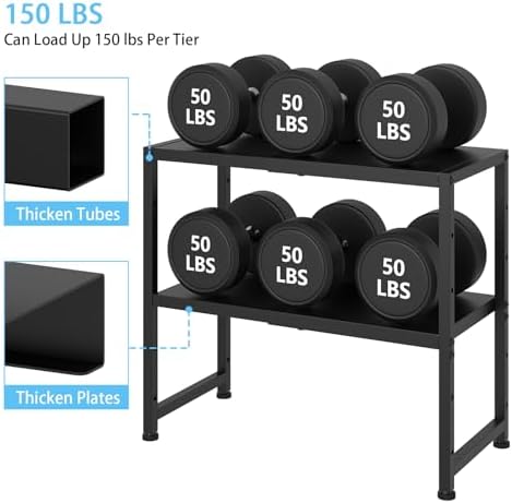 2-Tier Expandable Metal Storage Shelves,150LBS Heavy Duty Shelving Units and Storage For Small Appliance,Adjustable Pots and Pans Organizer Rack Shelf For Kitchen Under Cabinet Pantry Warehouse Garage