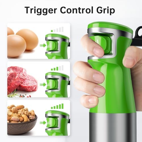 Turelar Immersion Blender Handheld Corded, 1100W 5 in 1 Hand Blender Set - Image 3
