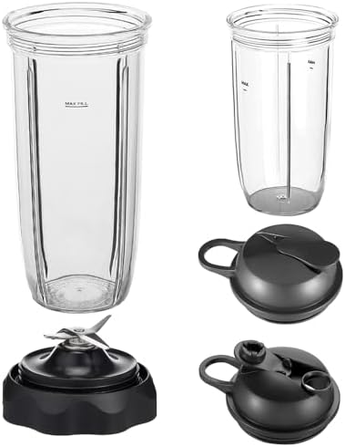 Replacement 32oz cup and 24oz cup with to go lids and Twist Blade Compatible for NutriBullet Select Blender 1200/nutribullet PRO 1000 &Blender Combo not for ZNBF30400Z/ZNBF30500Z by Unknown