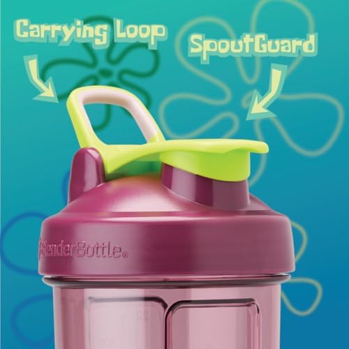 BlenderBottle SpongeBob ProSeries Tritan Shaker Bottle 28 oz Red - Image 2