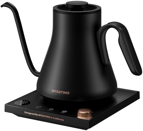 Gooseneck Electric Kettle with ±1℉ Temperature Control, 0.9L